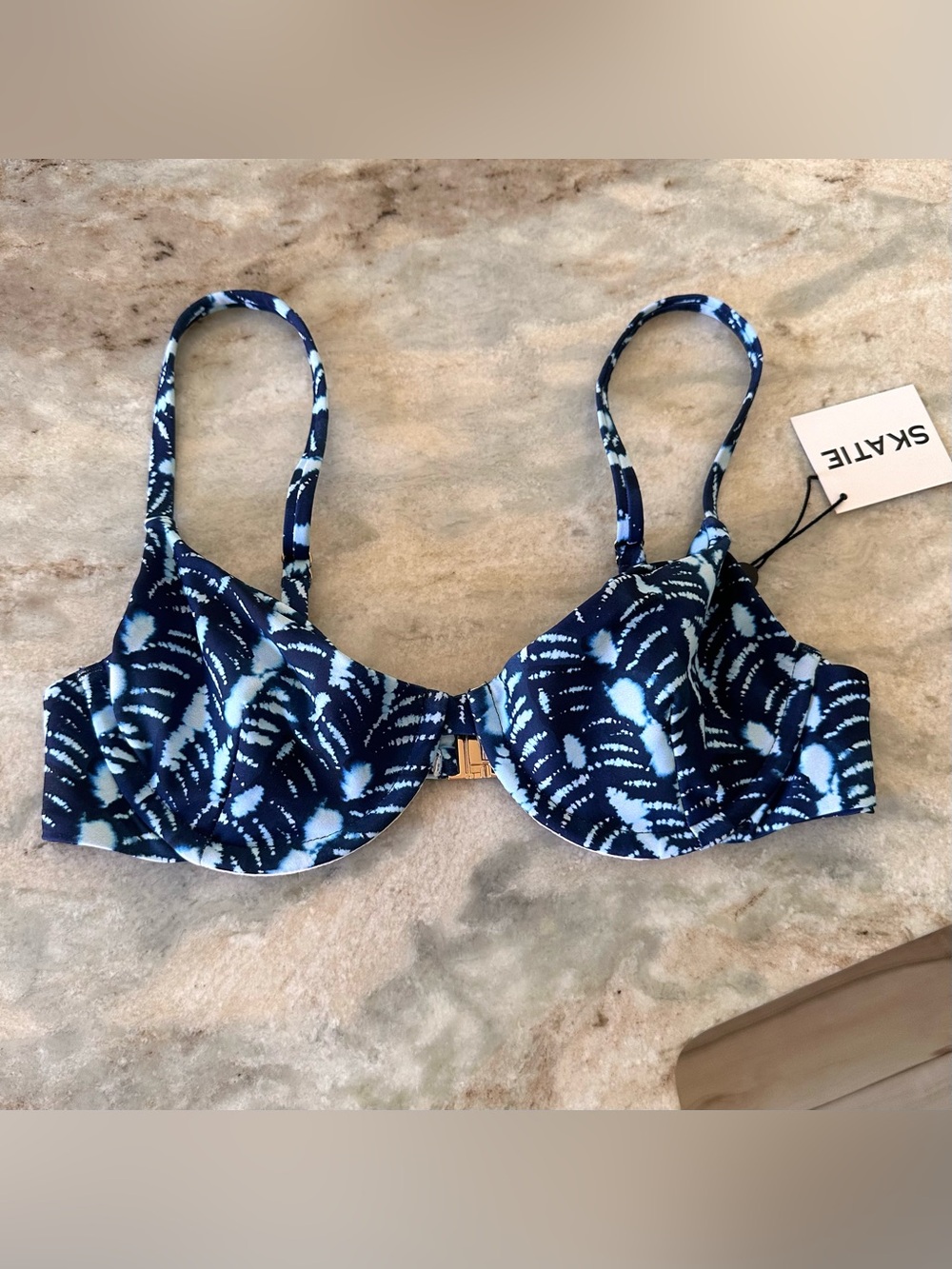 Skatie bikini top blue M
